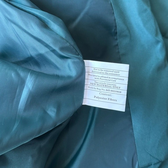 Zella Teal Quilted Puffer Vest - Deep Teal - Picture 5 of 6